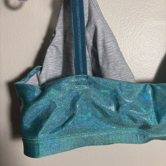 Wild Curves Design Triangle Front Closure Bralette Dancewear Women's Size Medium - Picture 10 of 16